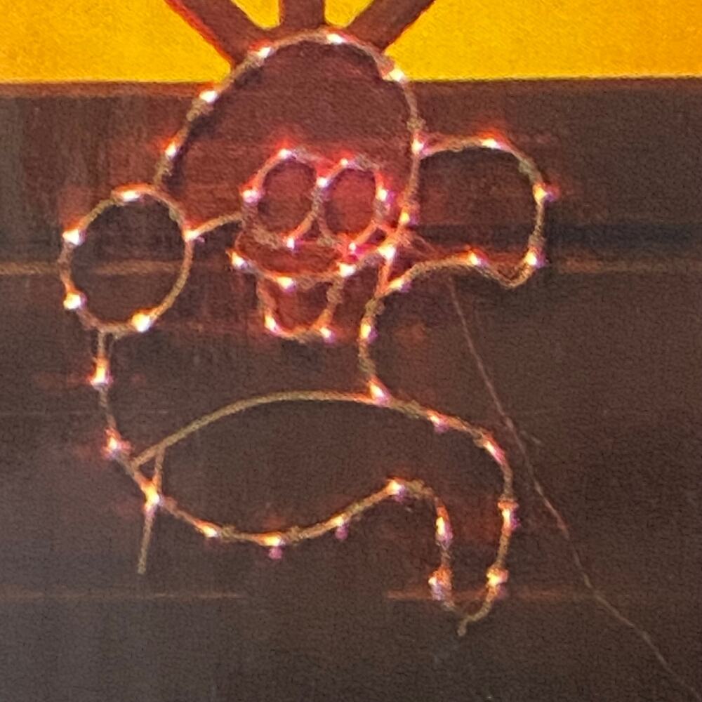 Pumpkin Hollow 16" Window Ghost 1996 45 Light  Indoor Outdoor Silhouette